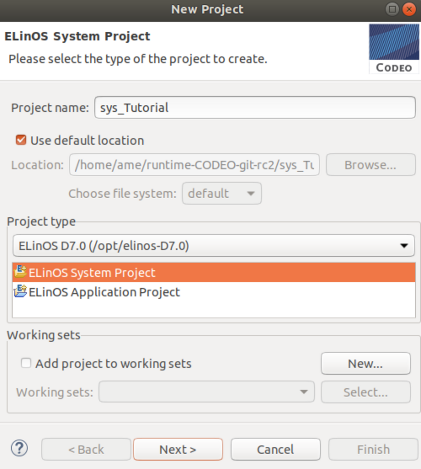 ElinOS system project