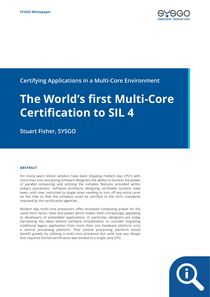 First Multi-Core Certification to SIL 4