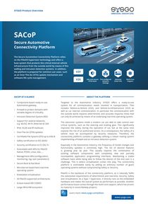 SACoP Product Overview
